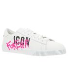 Baskets en Cuir Icon blanches