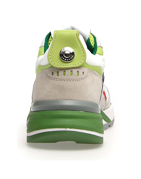 Sneakers en Cuir Louis gris/blanc/vert