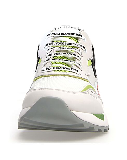Sneakers en Cuir Louis gris/blanc/vert