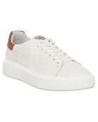 Sneakers Jules blanc/marron