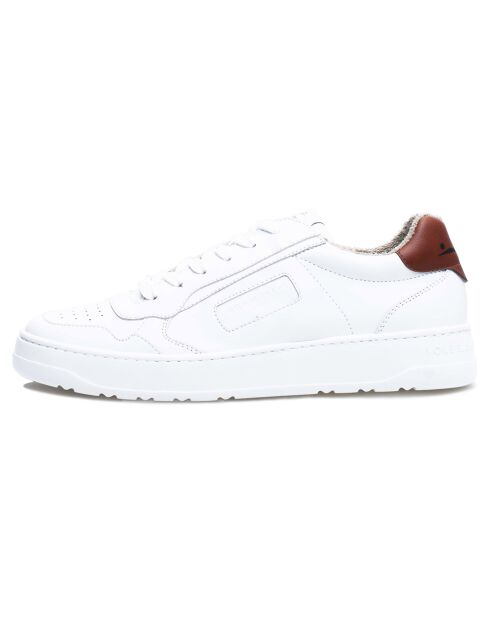 Sneakers Fabio blanc/marron
