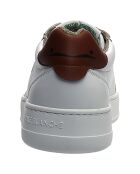 Sneakers Fabio blanc/marron