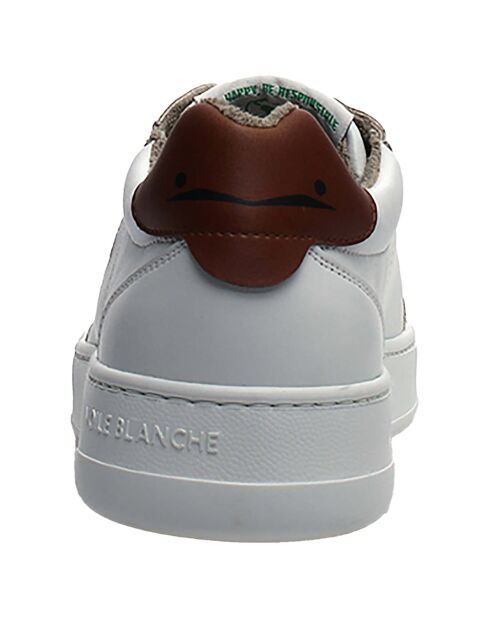 Sneakers Fabio blanc/marron