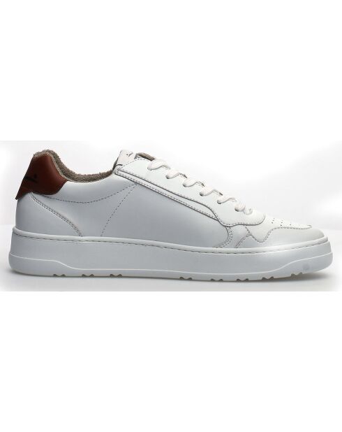 Sneakers Fabio blanc/marron