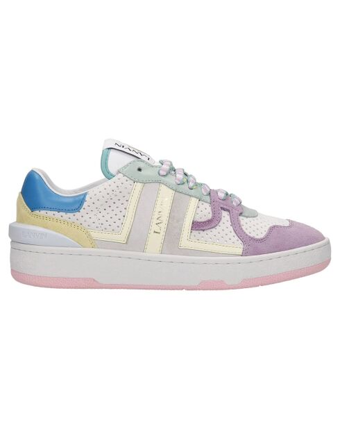Baskets en Cuir Clay multicolores