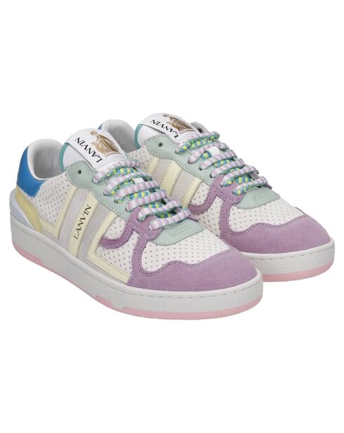 Baskets en Cuir Clay multicolores