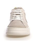 Sneakers en Cuir Félix beige/olive