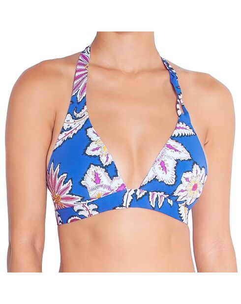 Top de bikini azul Darling