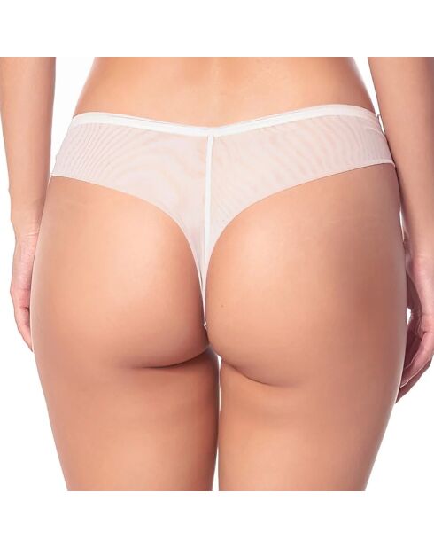 Tanga brésilien Boogie Wonderland ivoire