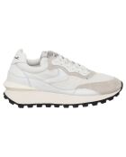 Sneakers en Cuir Léo blanches