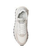Sneakers en Cuir Léo blanches