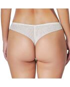 Tanga brésilien Heart Of Glass ivoire