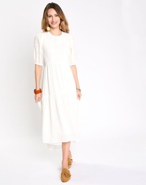 Robe longue bohème blanche