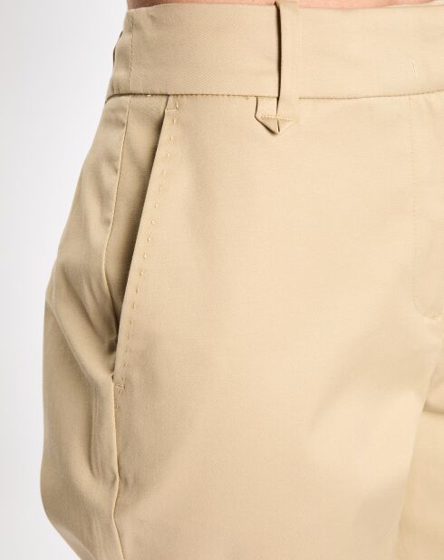 Pantalon classique beige