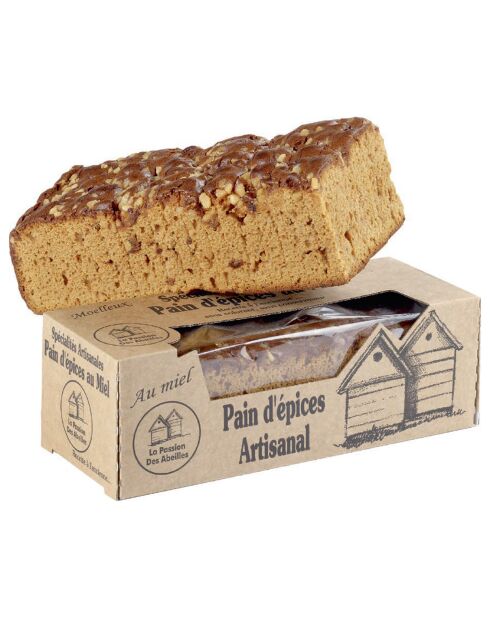 Boîte de Pain d'Épice artisanal au miel prétranché 500 gr