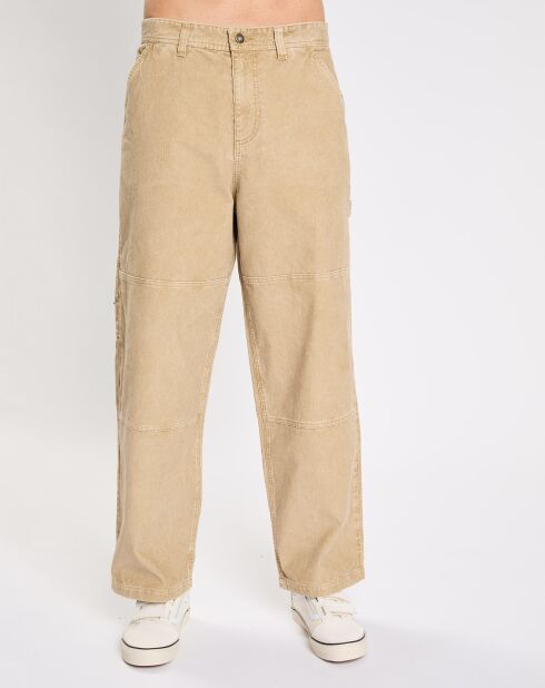 Pantalon en Velours côtelé Carpenter beige