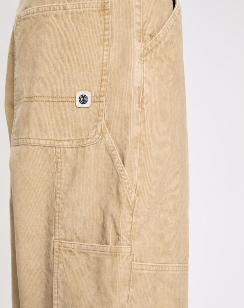 Pantalon en Velours côtelé Carpenter beige