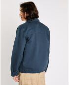 Veste droite Parker bleu foncé