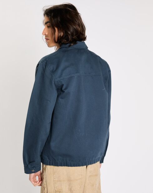 Veste droite Parker bleu foncé