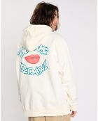 Sweat en Coton Bio mélangé Element x Bisous La Bouche écru