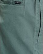 Short ample Valley Twill bleu canard