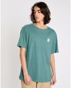 T-Shirt 100% Coton Bio Regular Fit Seal bleu vert