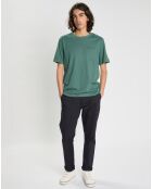 T-Shirt 100% Coton Bio Regular Fit Blazin bleu vert