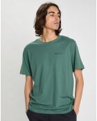 T-Shirt 100% Coton Bio Regular Fit Blazin bleu vert