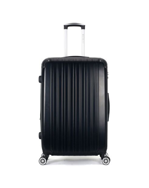 Valise Long Séjour 4 roues doubles 75 cm Denali noire