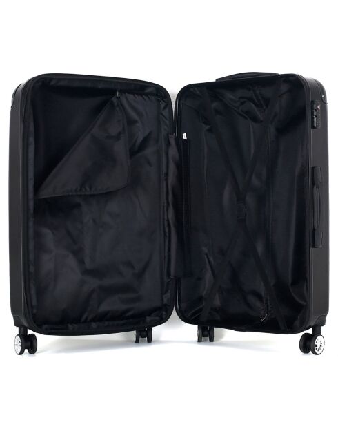 Valise Long Séjour 4 roues doubles 75 cm Denali noire
