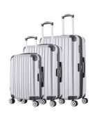 3 Valises 4 roues doubles Denali 75/65/55 cm grises
