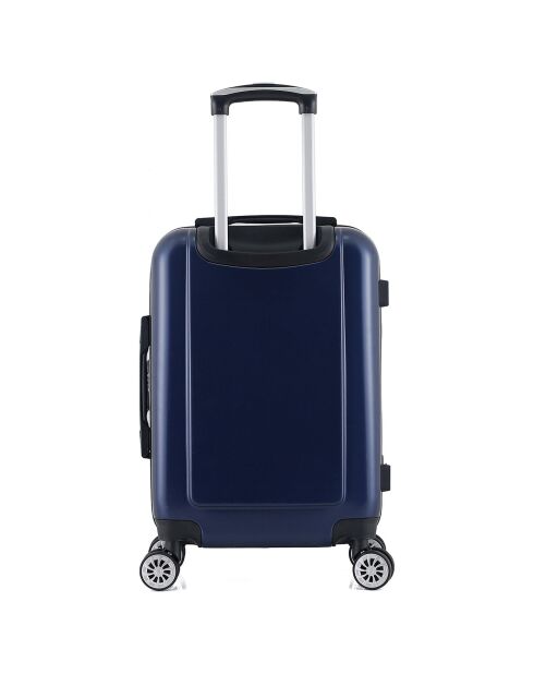 Valise Cabine 4 roues doubles 55 cm Denali bleu marine