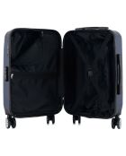 Valise Cabine 4 roues doubles 55 cm Denali bleu marine