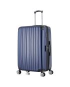 3 Valises 4 roues doubles Denali 75/65/55 cm bleu marine