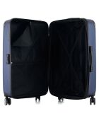 3 Valises 4 roues doubles Denali 75/65/55 cm bleu marine