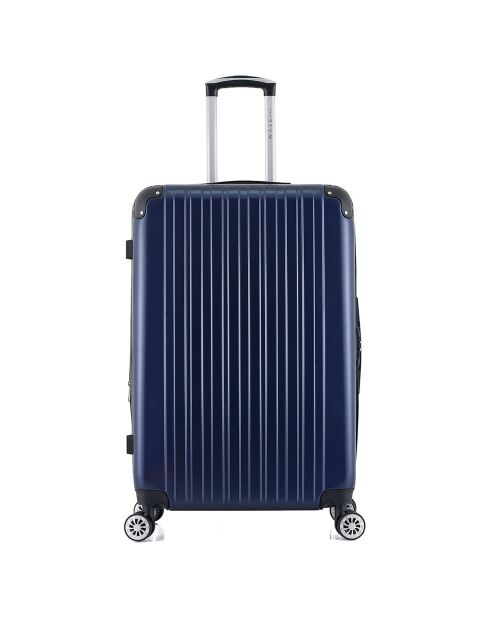 Valise Long Séjour 4 roues doubles 75 cm Denali bleu marine
