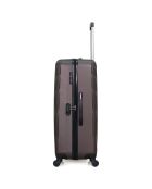 Maleta Long Stay con 4 ruedas individuales, 75 cm, marrón Danubio
