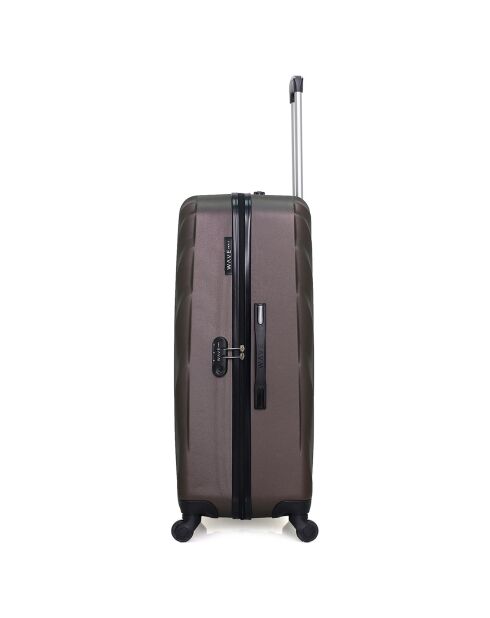 Valigia Long Stay 4 ruote singole 75 cm Danube marrone