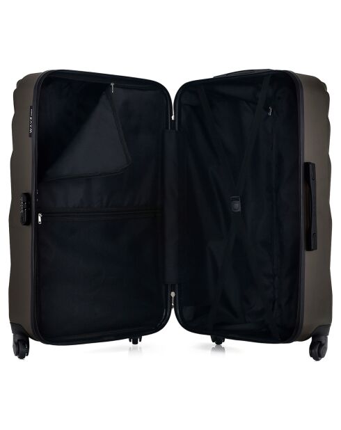 Valigia Long Stay 4 ruote singole 75 cm Danube marrone