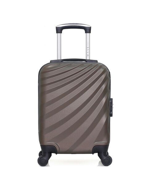 Valise Cabine XXS 4 roues simples 46 cm Danube marron