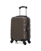 Valise Cabine XXS 4 roues simples 46 cm Danube marron
