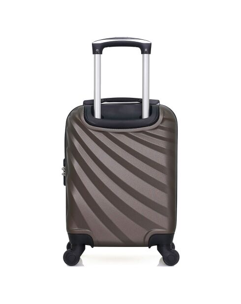 Valise Cabine XXS 4 roues simples 46 cm Danube marron