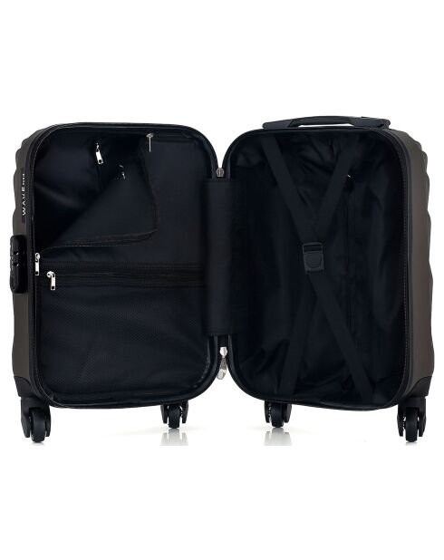 Valise Cabine XXS 4 roues simples 46 cm Danube marron