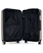 Koffer für einen längeren Aufenthalt mit 4 Doppelrollen 75 cm Denali beige