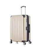 Koffer für einen längeren Aufenthalt mit 4 Doppelrollen 75 cm Denali beige