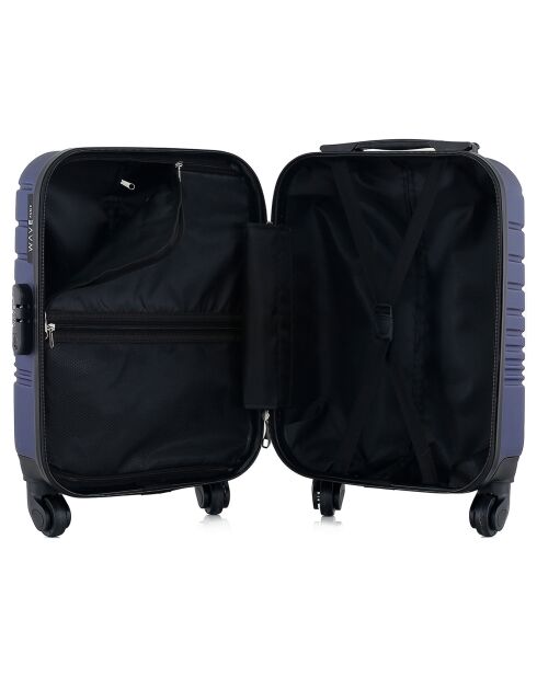 XXS Cabinekoffer 4 enkele wielen 46 cm Tiger marineblauw