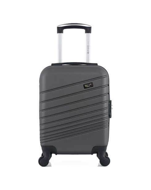 Valise Cabine XXS 4 roues simples 46 cm Tigre gris foncé
