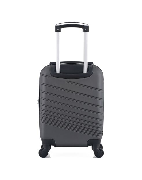 Valise Cabine XXS 4 roues simples 46 cm Tigre gris foncé
