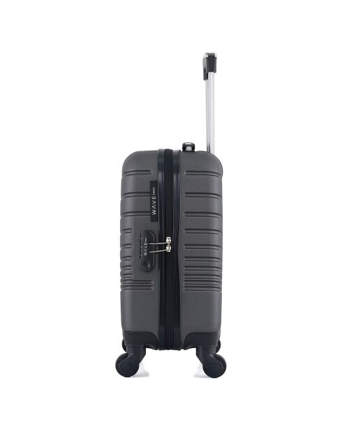 Valise Cabine XXS 4 roues simples 46 cm Tigre gris foncé