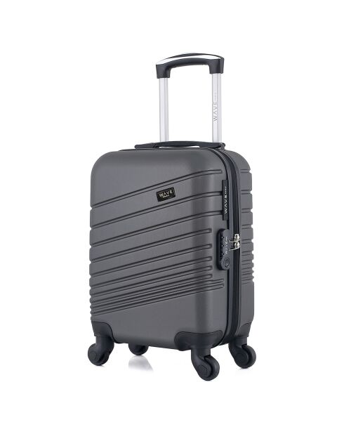 Valise Cabine XXS 4 roues simples 46 cm Tigre gris foncé